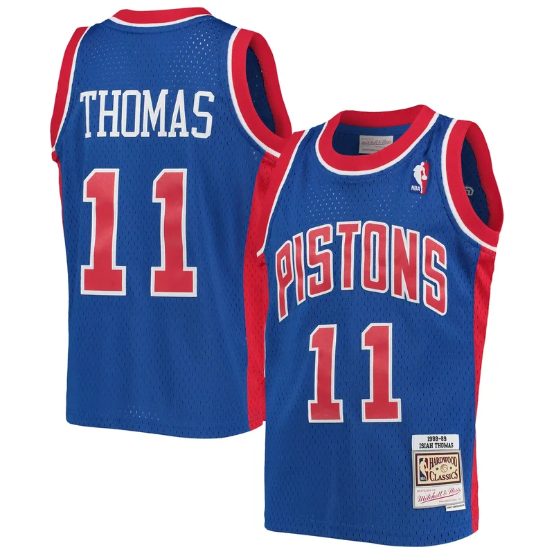 Nerlens Noel Detroit Pistons Fast Break Jersey - Icon Edition - Blue NBA - Image 5