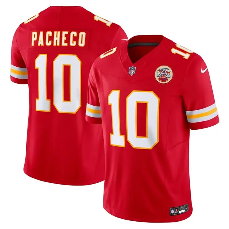 Isiah Pacheco Kansas City Chiefs Away Game Player Jersey White - Image 5