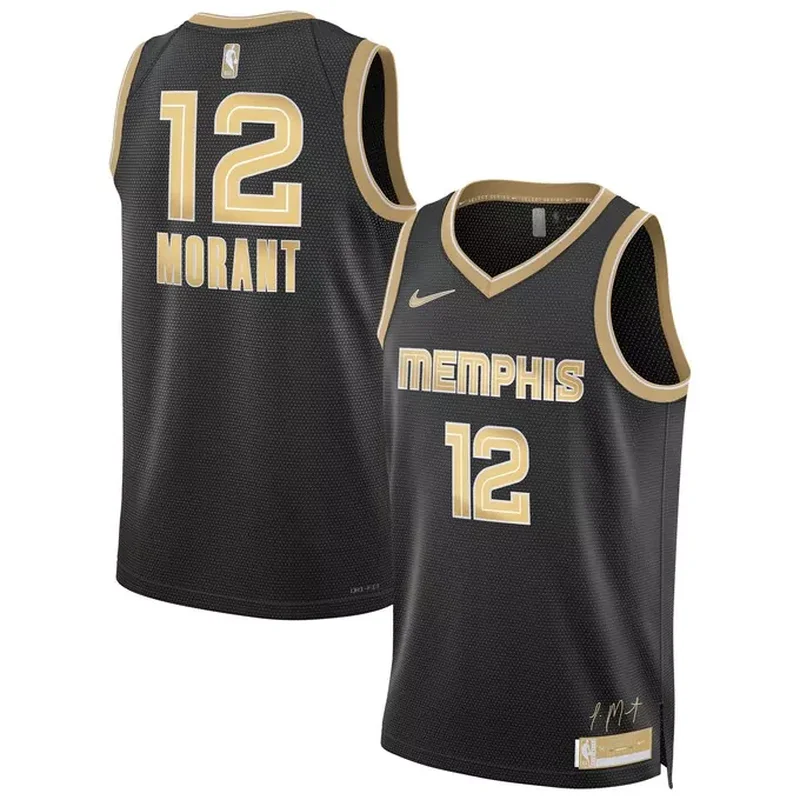 Memphis Grizzlies Jordan Brand Custom Jersey Statement Edition Light Blue - Image 2