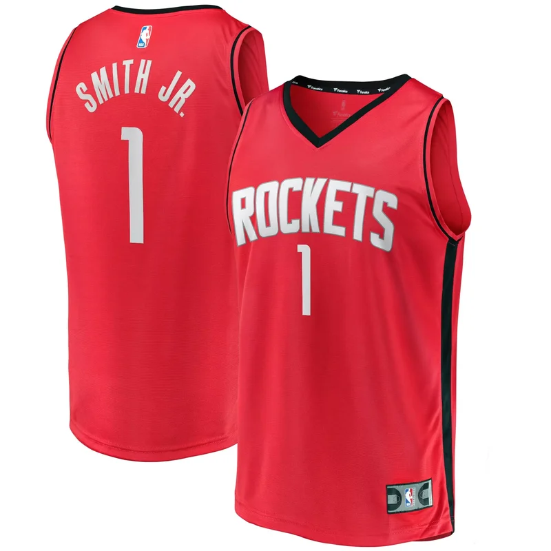 Jabari Smith Jr. Houston Rockets 2022 NBA Draft First Round Pick Fast Break Jersey - Icon Edition - Red NBA