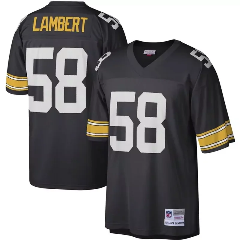 Jack Lambert Pittsburgh Steelers Legacy Jersey Black