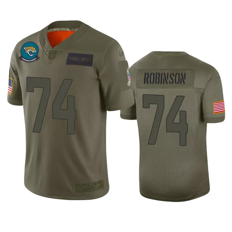 Jacksonville Jaguars Tyler Shatley Jersey NFL Camo Salute To Service - Image 4