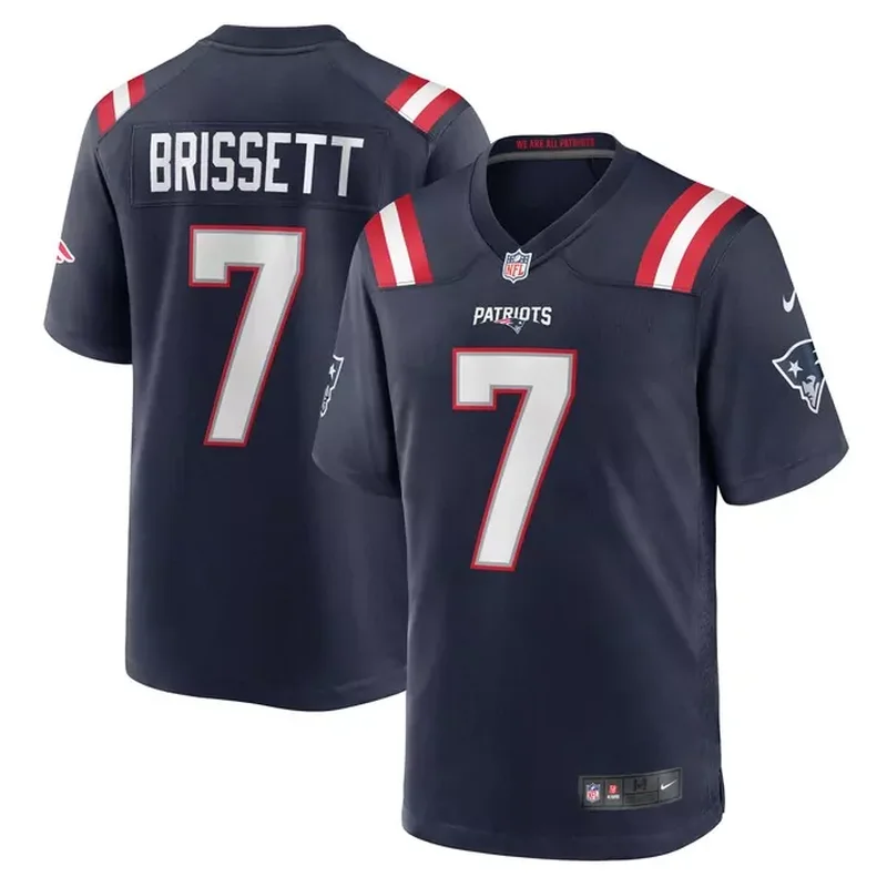 JuJu Smith-Schuster New England Patriots Game Player Jersey Navy - Image 5
