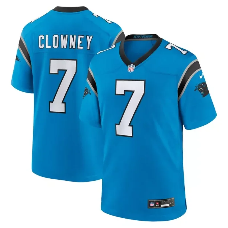 Xavier Legette Carolina Panthers Womens Alternate Game Jersey Blue - Image 3