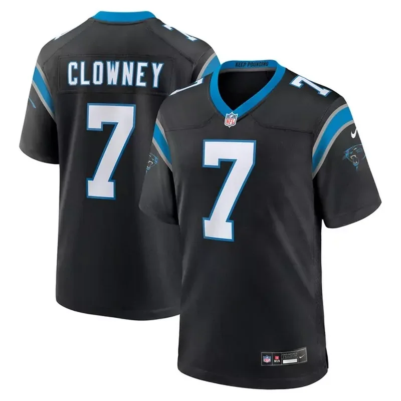 Carolina Panthers Classic Elite Custom Jersey Blue - Image 3
