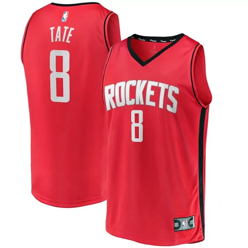 JaeSean Tate Houston Rockets Fast Break Jersey Icon Edition Red