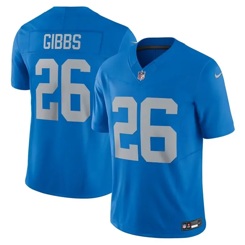 Hogan Hatten Detroit Lions Game Jersey Blue - Image 3