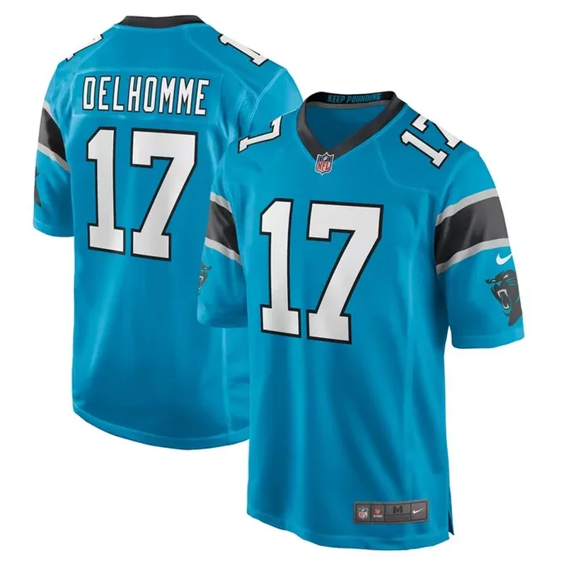 Jake Delhomme Carolina Panthers Retired Player Jersey Blue