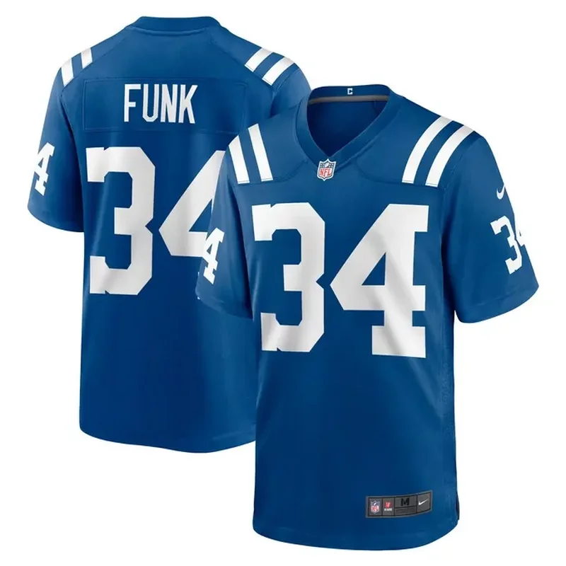 Jake Funk Indianapolis Colts Team Game Jersey Royal