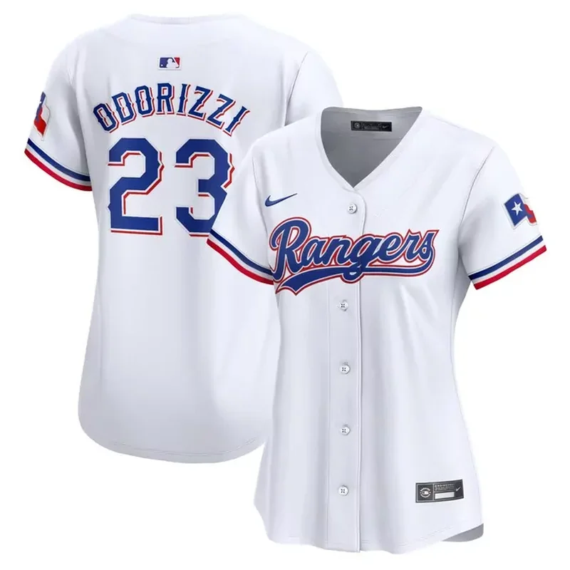 Jon Gray Texas Rangers Womens Home Player Jersey White - Image 4