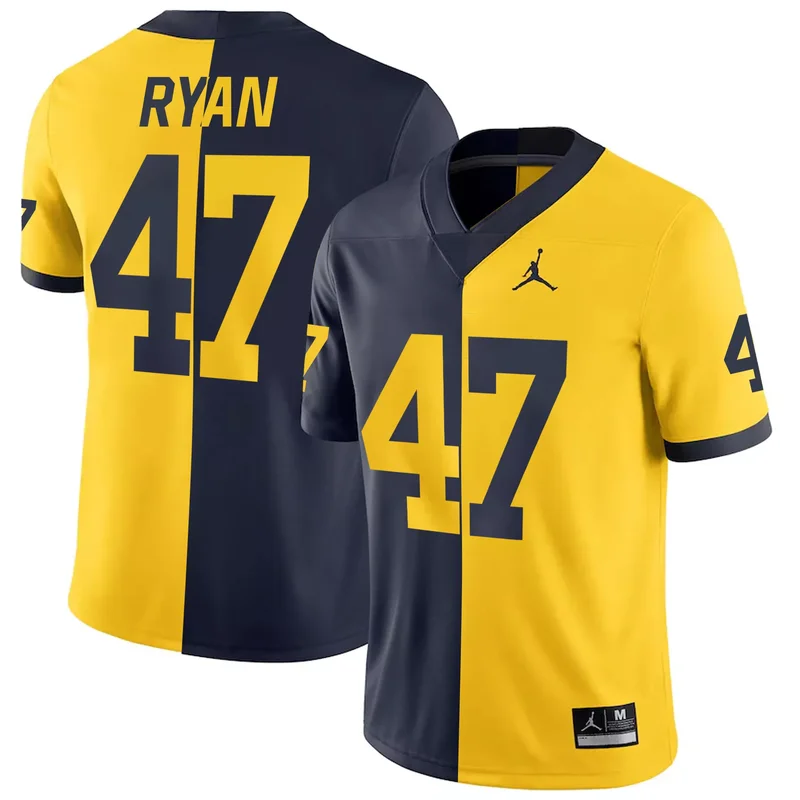 Jake Butt michigan wolverines split jersey all stitched - Image 2