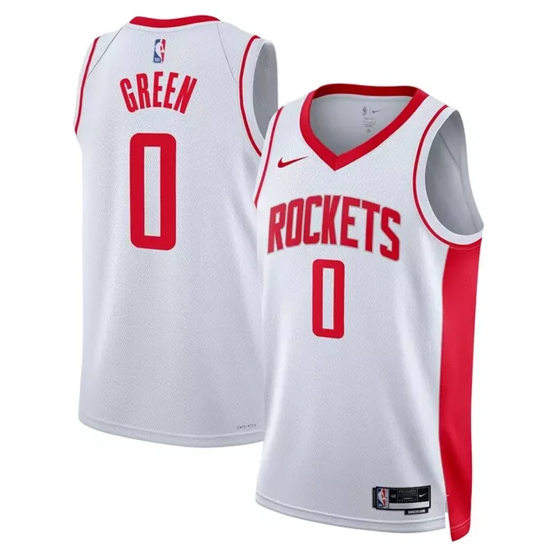 Jalen Green Houston Rockets Jersey Association Edition White