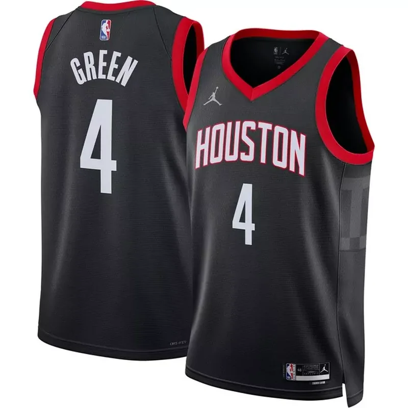 Jalen Green Houston Rockets Jordan Brand Unisex Jersey Statement Edition Black