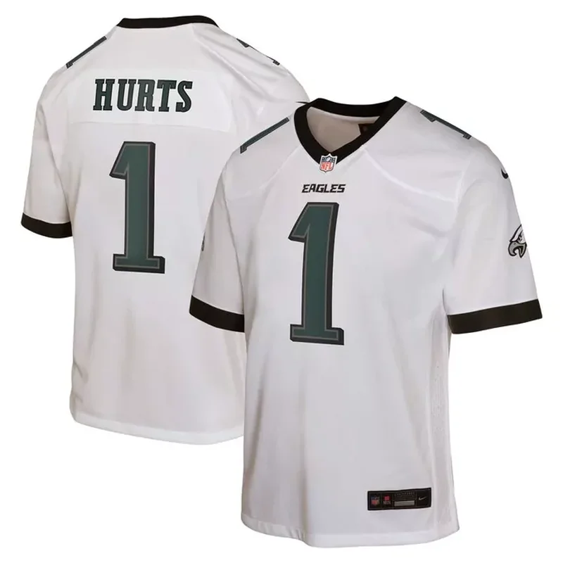 AJ Brown Philadelphia Eagles Vapor Fuse Jersey White - Image 5