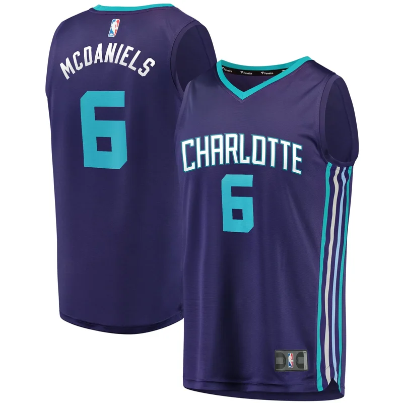 Jalen Mcdaniels Charlotte Hornets Fast Break Player Jersey - Statement Edition - Purple NBA