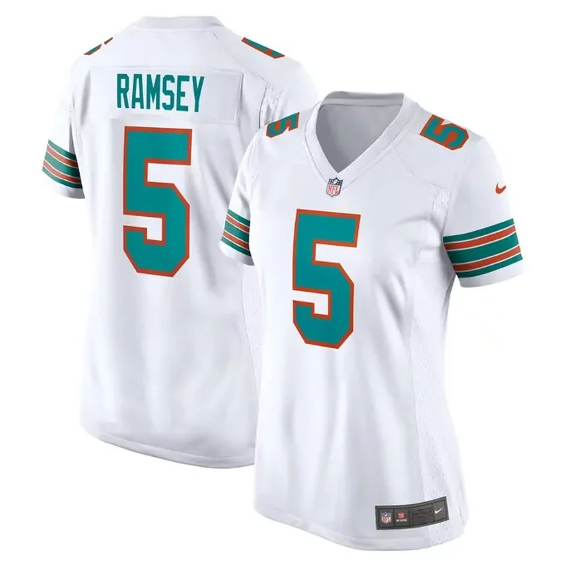 Jalen Ramsey Miami Dolphins Womens Alternate Game Jersey White