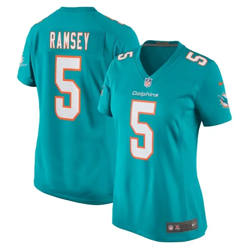 Jalen Ramsey Miami Dolphins Alternate Game Jersey White - Image 4