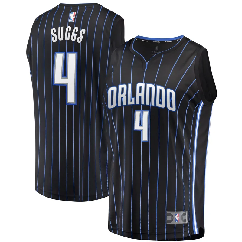 Jalen Suggs Orlando Magic 2021/22 Fast Break Jersey - Icon Edition - Black NBA