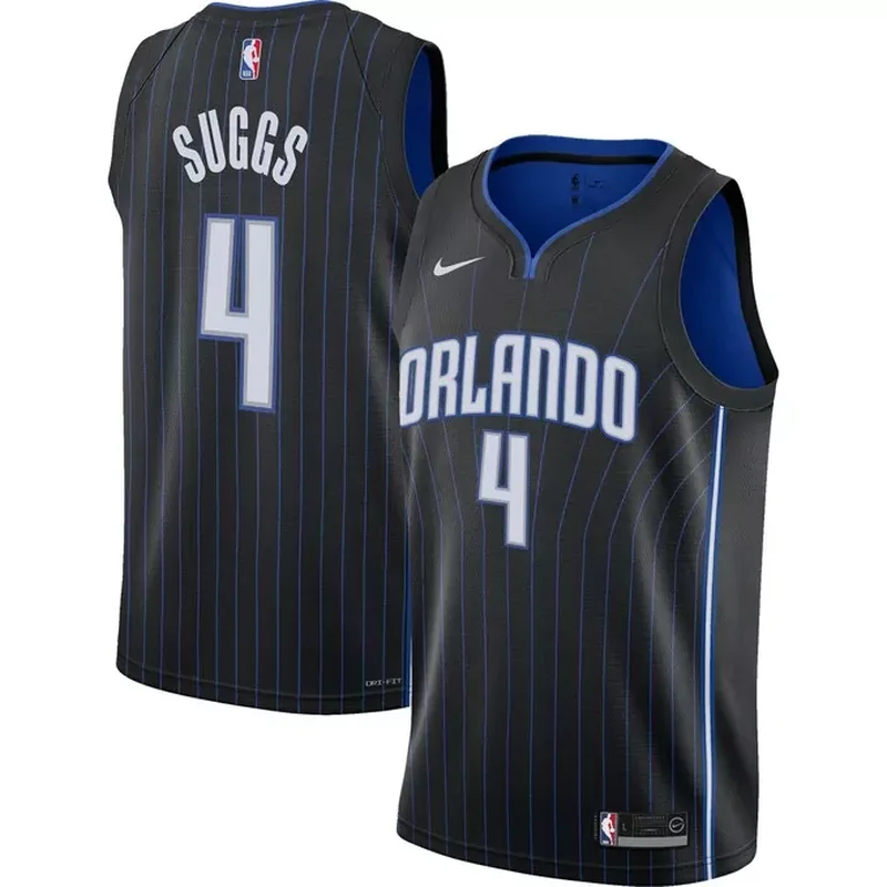 Jalen Suggs Orlando Magic Jersey Icon Edition Black
