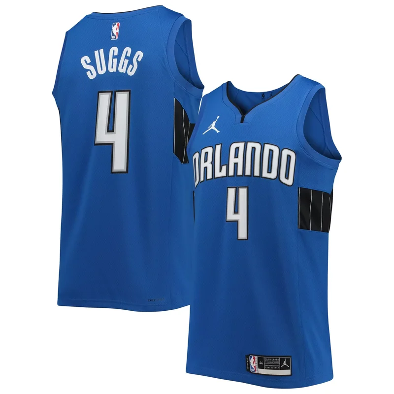 Jalen Suggs Orlando Magic Jordan Brand 2021/22 Jersey - Statement Edition - Blue NBA