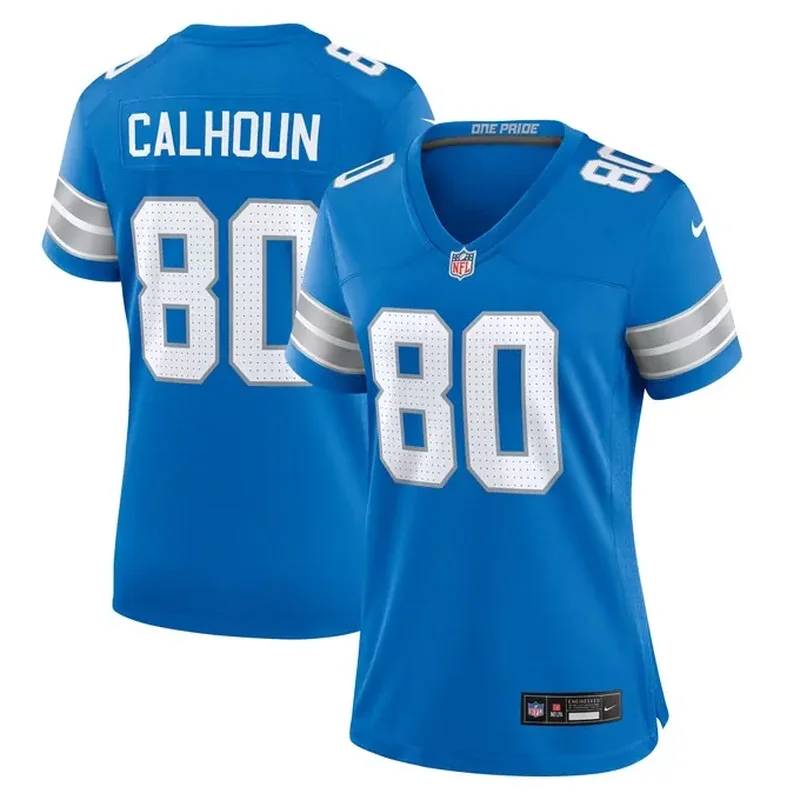 Amon-Ra St Brown Detroit Lions Alternate Game Jersey Blue - Image 2