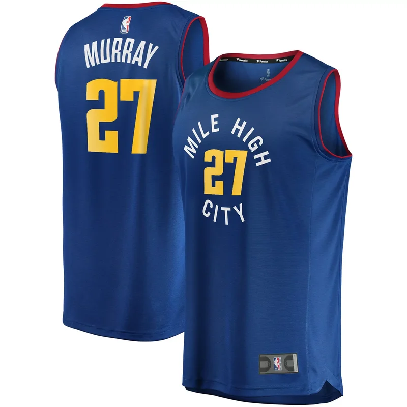 Jamal Murray Denver Nuggets Fast Break Player Jersey Statement Edition Blue NBA