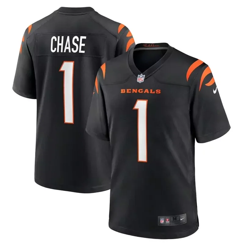 JaMarr Chase Cincinnati Bengals Game Jersey Black