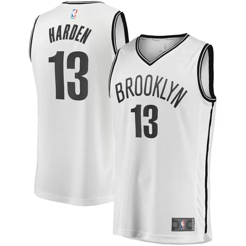James Harden Brooklyn Nets Fast Break Jersey White Association Edition