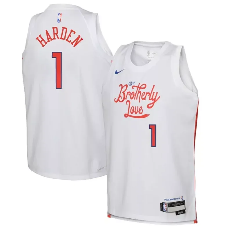James Harden Philadelphia 76ers 2022/23 Jersey City Edition White