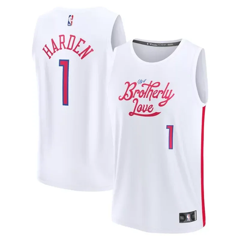 Philadelphia 76ers 2020/21 Custom Jersey Icon Edition Royal - Image 5