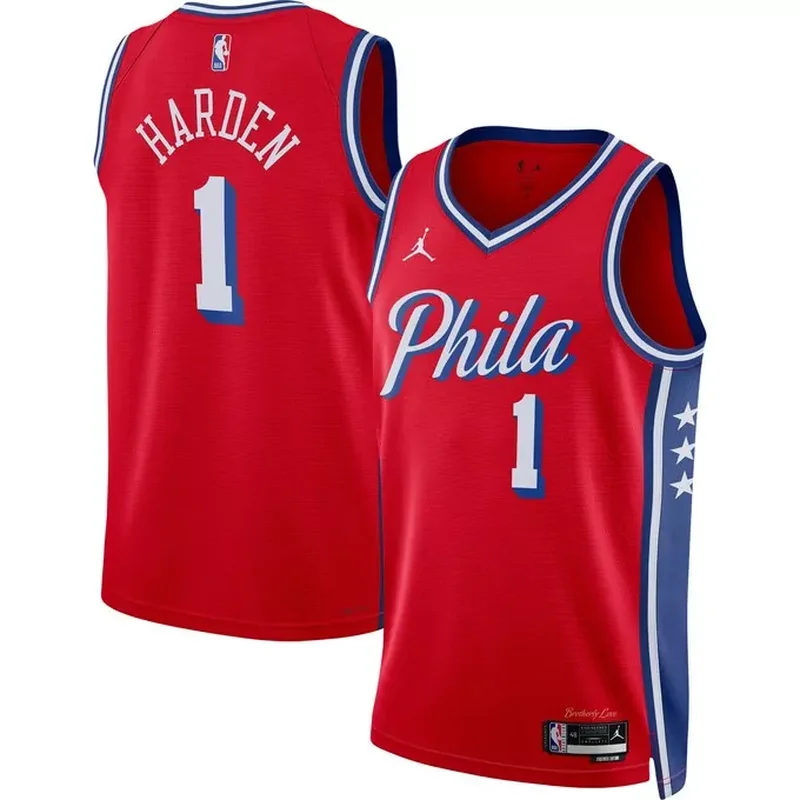 Tobias Harris Philadelphia 76ers Fastbreak Jersey City Edition White - Image 3