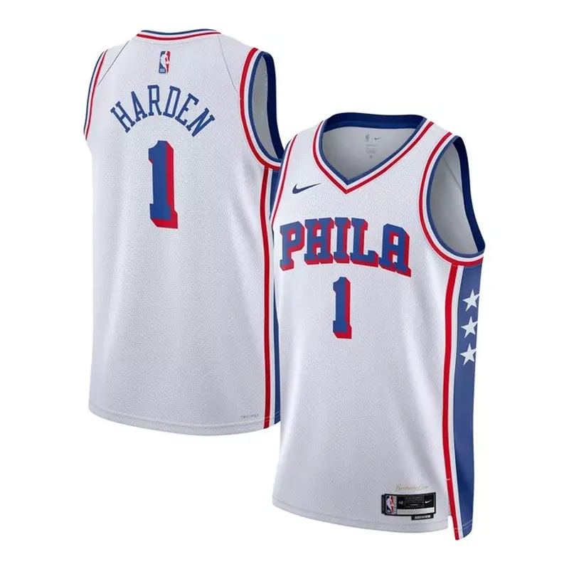 Allen Iverson Philadelphia 76ers Classics 1996/97 Jersey White - Image 2