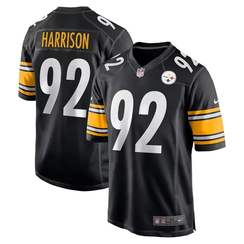 Jack Lambert Pittsburgh Steelers Legacy Jersey Black - Image 4