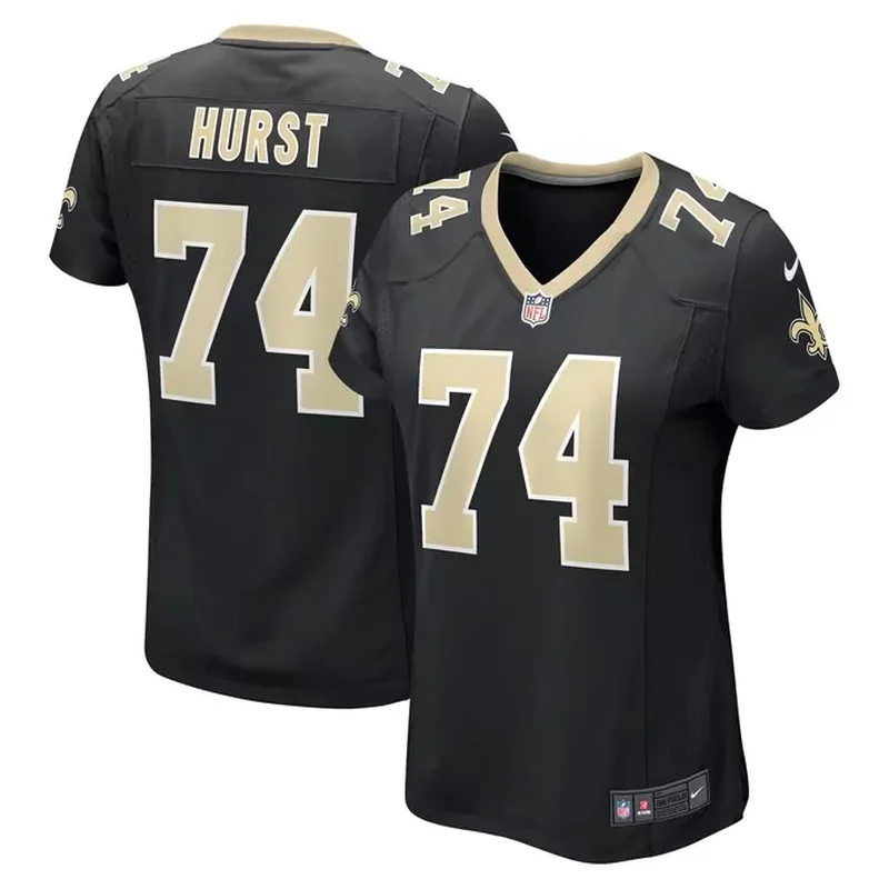 Jordan Mims New Orleans Saints Team Game Jersey Black - Image 4