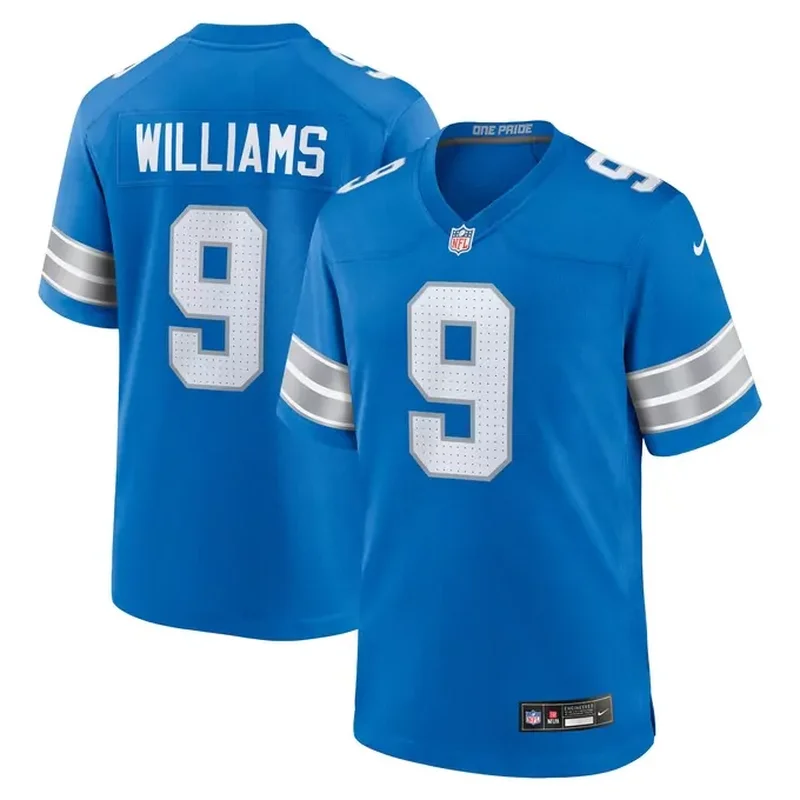 Jack Campbell Detroit Lions Game Jersey Blue - Image 2