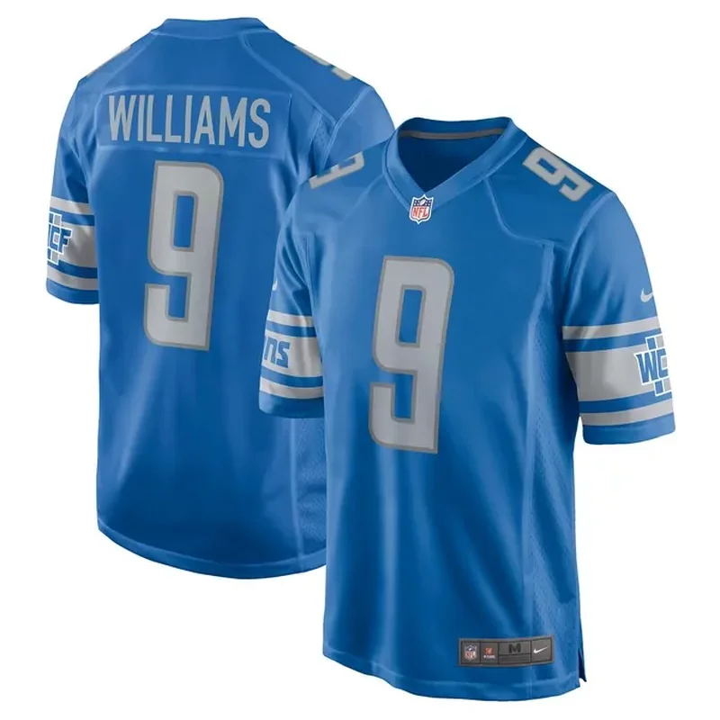 Jack Campbell Detroit Lions Game Jersey Blue - Image 4