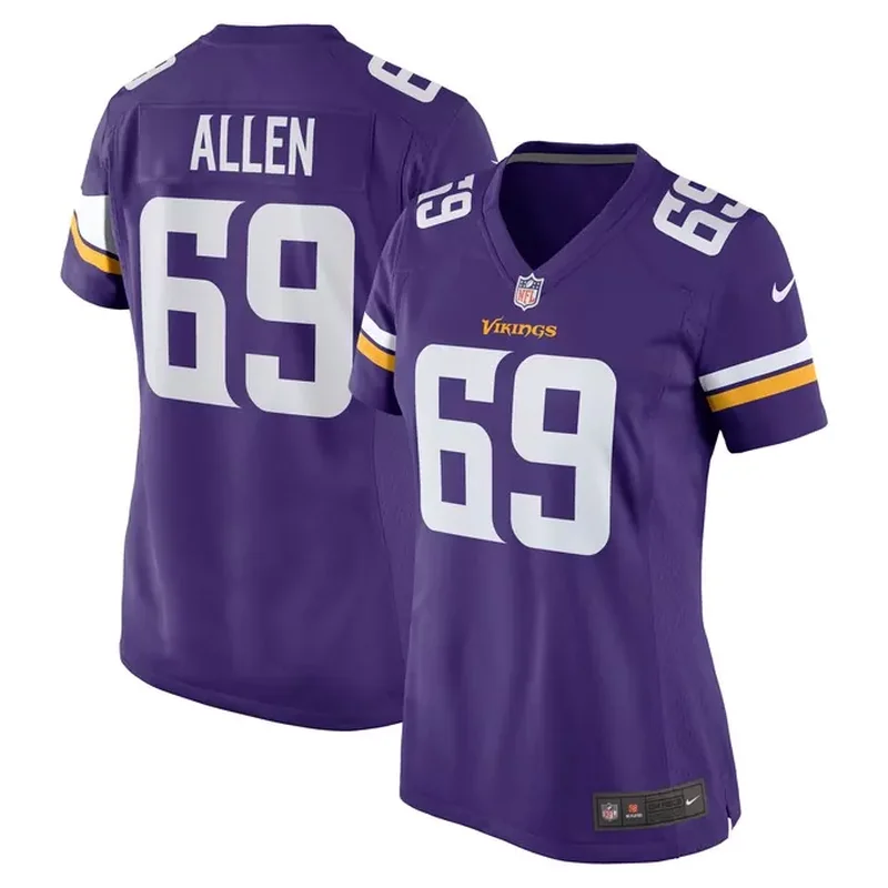 Justin Jefferson Minnesota Vikings Womens Game Jersey Purple - Image 3