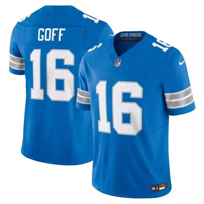 Alex Anzalone Detroit Lions Game Jersey Blue - Image 3