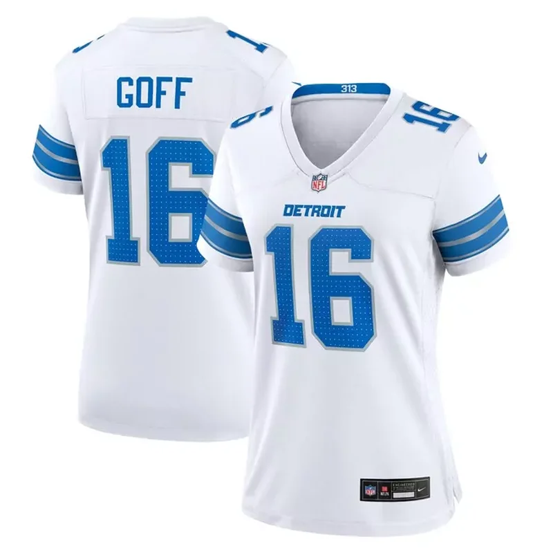 Terrion Arnold Detroit Lions Player Game Jersey Blue - Image 2