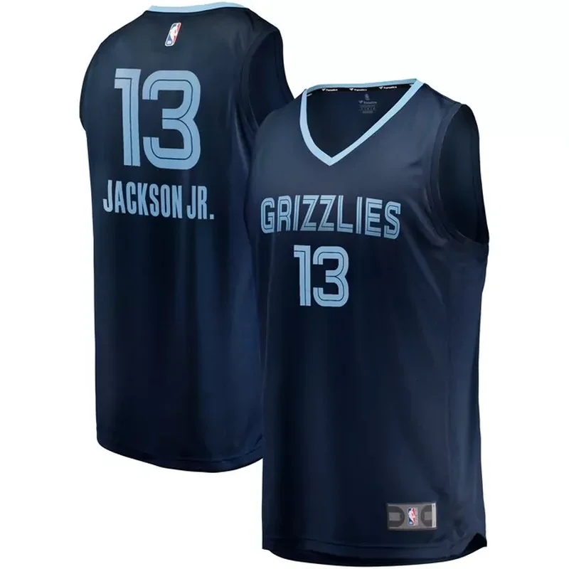 Jaren Jackson Jr Memphis Grizzlies Fast Break Jersey Icon Edition Navy