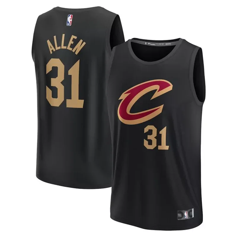 Isaac Okoro Cleveland Cavaliers Fast Break Jersey Icon Edition Wine - Image 3