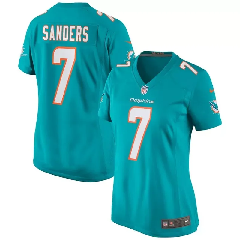 Jaylen Waddle Miami Dolphins Infant Player Game Jersey Aqua - Image 4