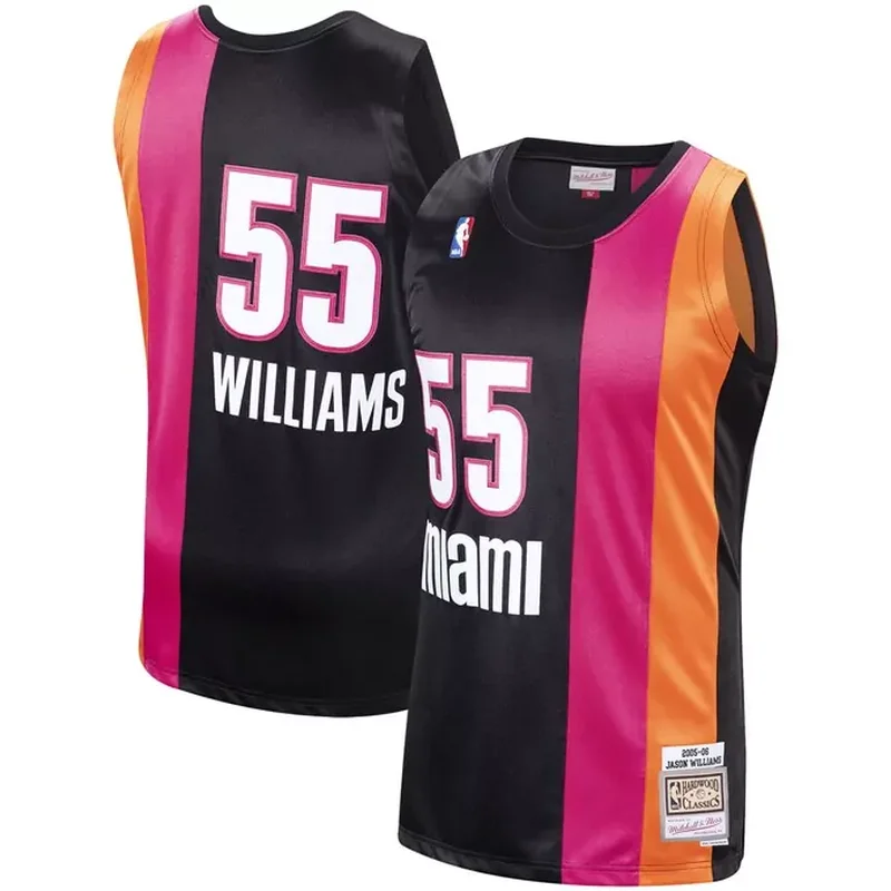 Chris Bosh Miami Heat 2013/14 Classics Jersey Black - Image 2