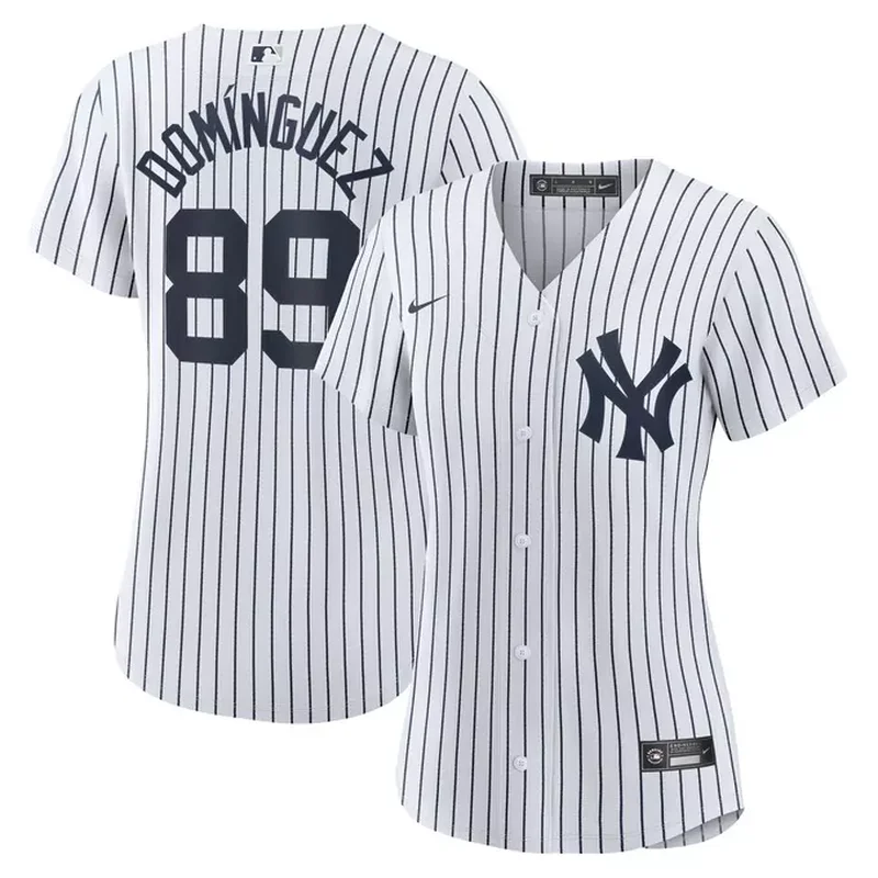 Carlos Rodon New York Yankees Womens Home Official Player Jersey White/Navy - Image 2