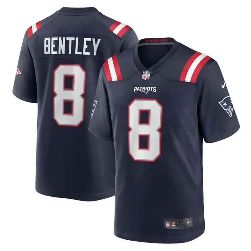 JuJu Smith-Schuster New England Patriots Game Player Jersey Navy - Image 2