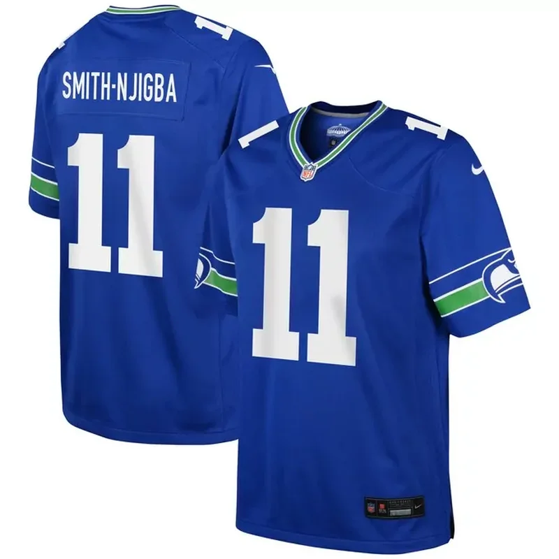 Jaxon Smith-Njigba Seattle Seahawks Game Jersey Royal