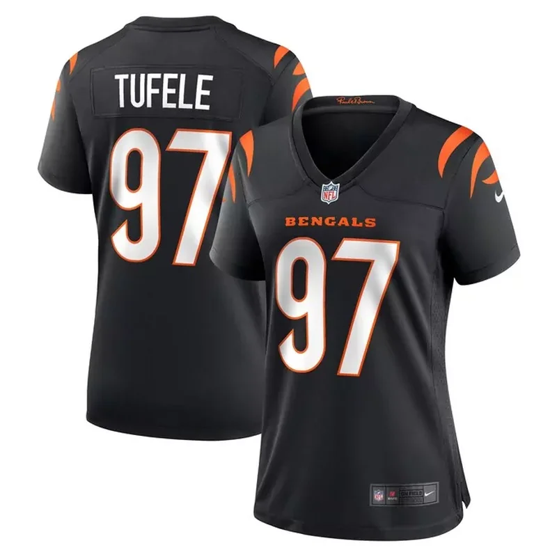 Joseph Ossai Cincinnati Bengals Game Jersey Black - Image 5