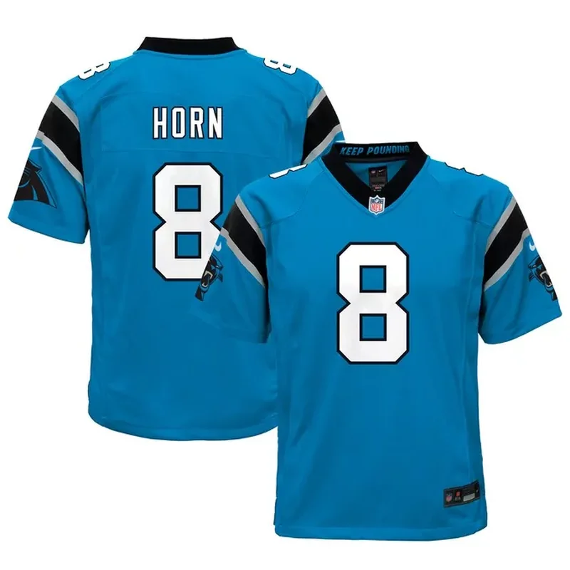 Carolina Panthers Classic Elite Custom Jersey Blue - Image 4