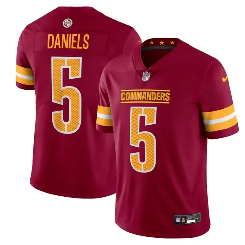 Jayden Daniels Washington Commanders Vapor Untouchable Jersey Burgundy