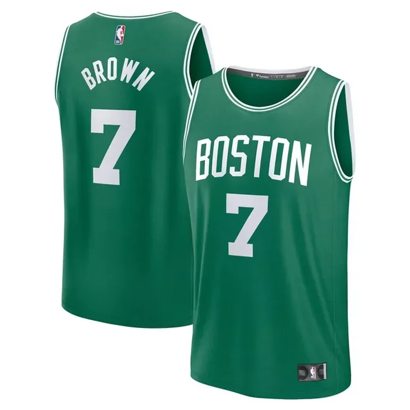 Jaylen Brown Boston Celtics Fast Break Player Jersey Icon Edition Kelly Green